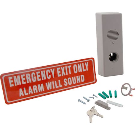 Allpoints Alarm, Door Exit , Steel Gray 1341189